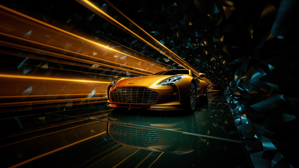 Aston Martin The Golden Ride 4k Wallpaper