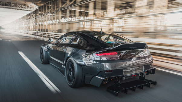 Aston Martin Vantage GT4 Rear 4k Wallpaper