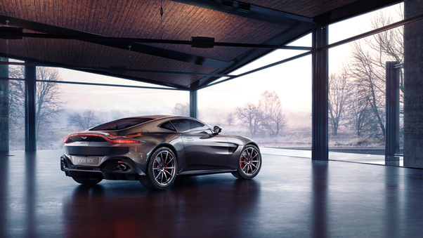 Aston Martin Vantage Rear Wallpaper