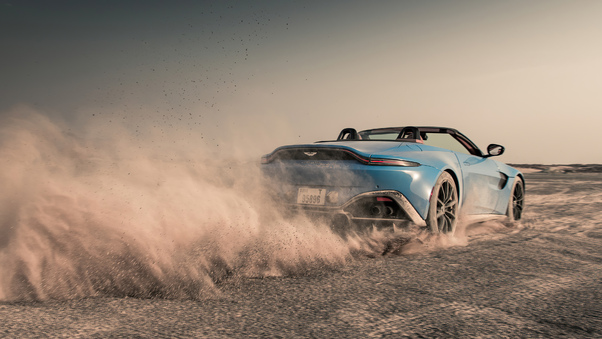 Aston Martin Vantage Roadster Drifting Wallpaper