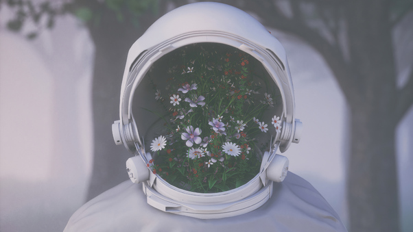 Astronaut Face Reveal 4k Wallpaper