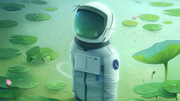 Astronaut Somewhere 4k Wallpaper