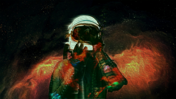 Astronaut Space Abstract Wallpaper