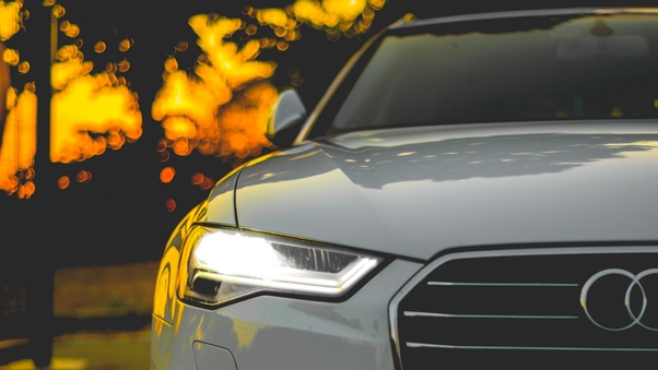 Audi Lights 4k Wallpaper
