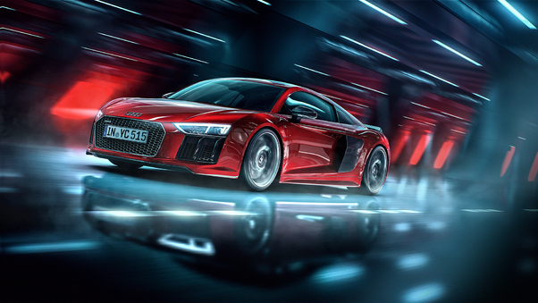 Audi R8 Red Car Wallpaper