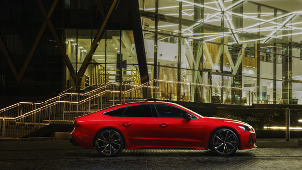 Audi RS7 Sportback Red 5k Wallpaper