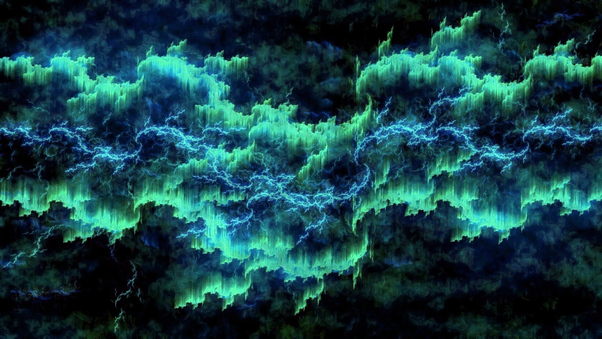 Auroa Borealis Lightning 4k Wallpaper