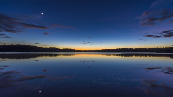 Australia Lake Silent Morning 4k Wallpaper