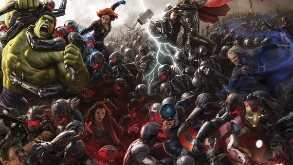 Avengers Age Of Ultron Art Work Wallpaper