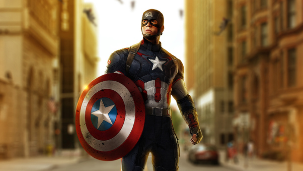 Avengers Age Of Ultron Captain America Artwork Wallpaper
