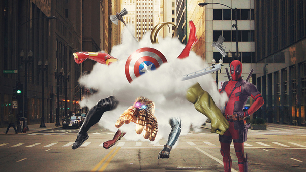 Avengers And Deadpool Wallpaper