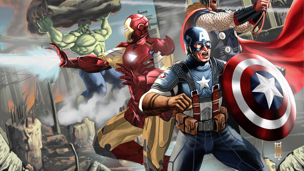 Avengers Art Wallpaper