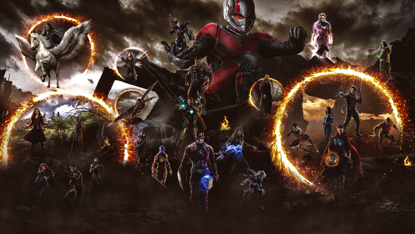 Avengers End Game Final Battle Scene Wallpaper