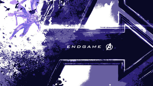 Avengers End Game Logo Wallpaper