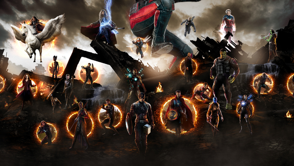 Avengers Endgame Final Battle Scene Wallpaper