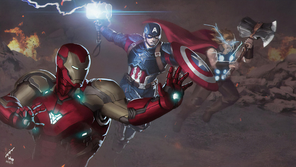 Avengers Endgame Final Battle Wallpaper