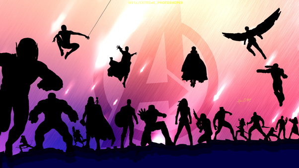 Avengers Endgame Illustration Wallpaper