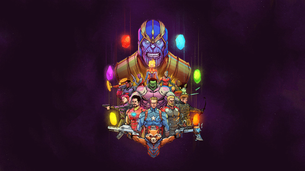 Avengers Endgame Together Wallpaper