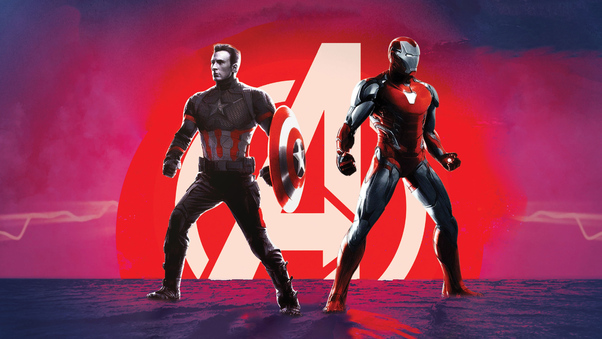 Avengers Endgame Tony And Captain America Wallpaper