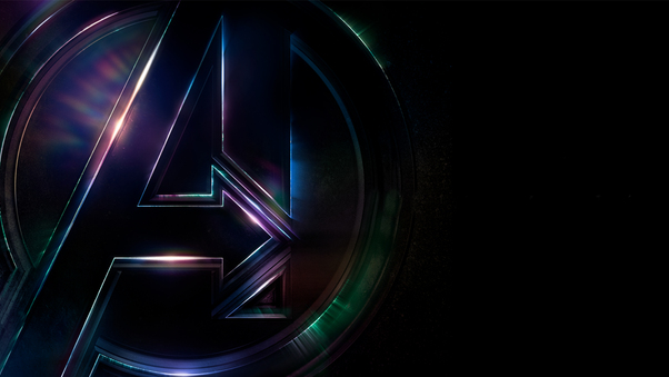 Avengers Infinity War 4k Logo Poster Wallpaper