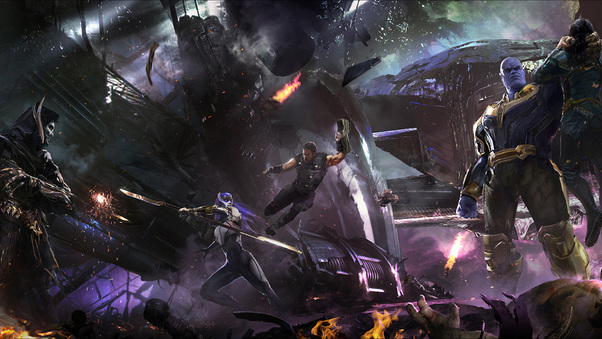 Avengers Infinity War Concept Art Wallpaper