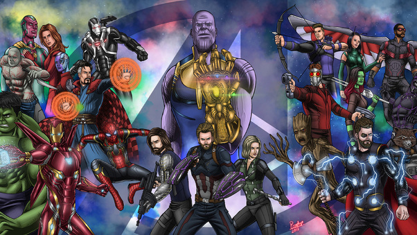 Avengers Infinity War Fan Art Wallpaper