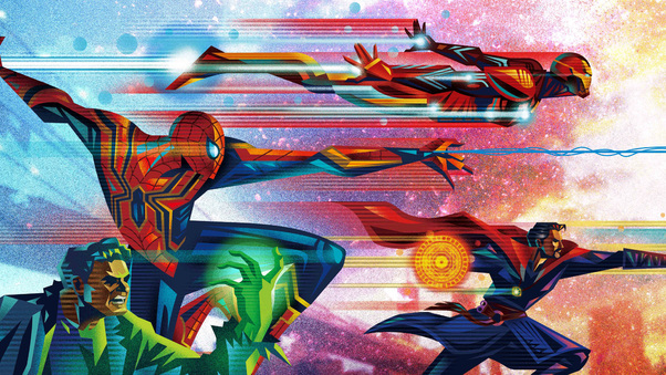 Avengers Infinity War Fandango Poster Wallpaper