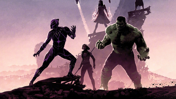 Avengers Infinity War Heroes Wallpaper