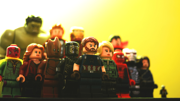 Avengers Infinity War Lego Art Wallpaper