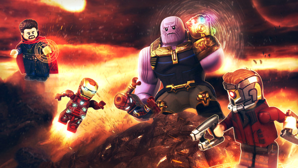 Avengers Infinity War Lego Wallpaper