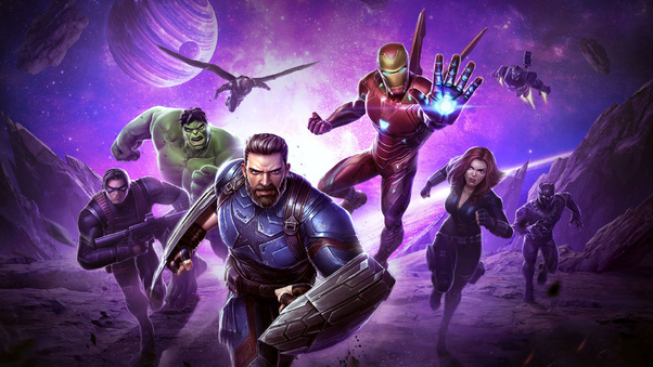 Avengers Infinity War Marvel Contest Of Champions 2018 Wallpaper