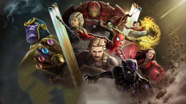 Avengers Infinity War Marvel Contest Of Champions Wallpaper