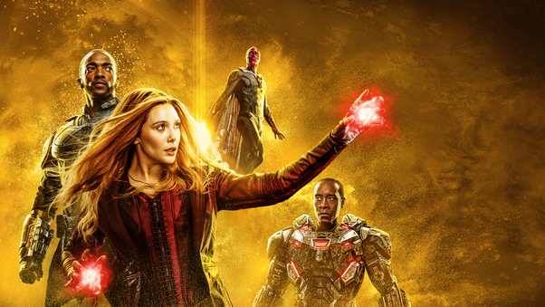 Avengers Infinity War Mind Stone Poster 8k Wallpaper