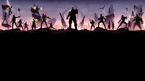 Avengers Infinity War Minimalism 8k Wallpaper