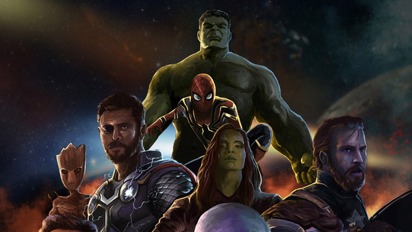 Avengers Infinity War New Artwork Wallpaper
