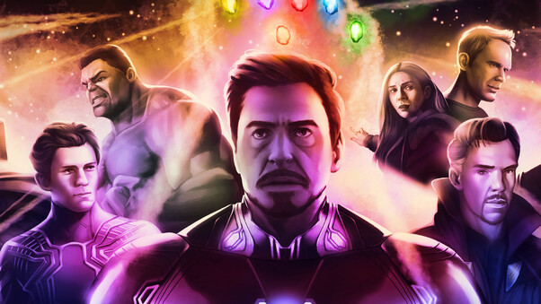 Avengers Infinity War Part One Art Wallpaper