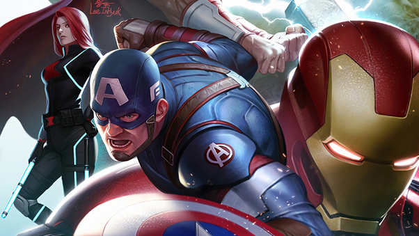 Avengers Team Wallpaper