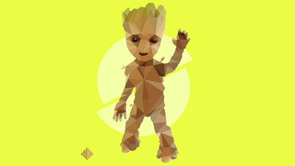 Baby Groot Artwork 4k Wallpaper