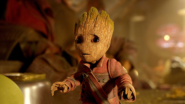 Baby Groot Guardians Of The Galaxy Vol 2 Wallpaper