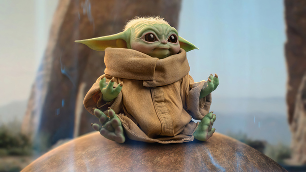 Baby Yoda 3d Art 4k Wallpaper