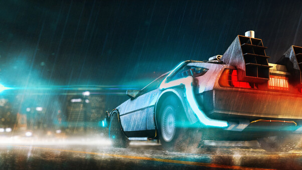 Back To The Future Car Wallpaper