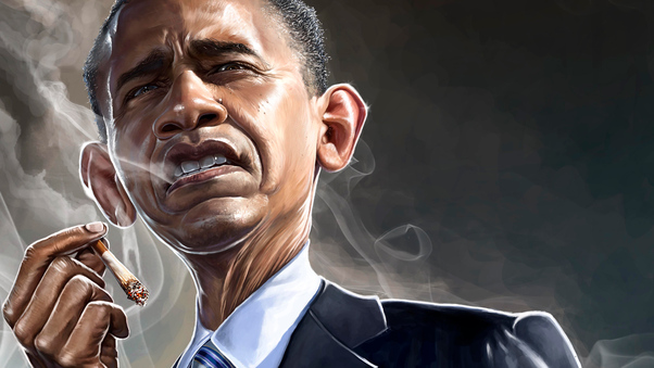 Barack Obama Smoking 5k Wallpaper