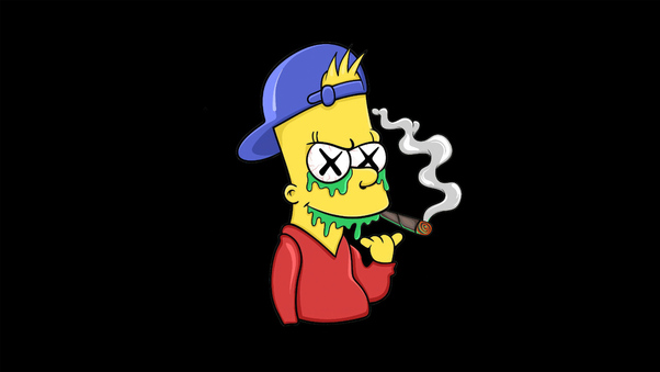 Bart Simpson Minimal 5k Wallpaper,HD Cartoons Wallpapers,4k Wallpapers ...