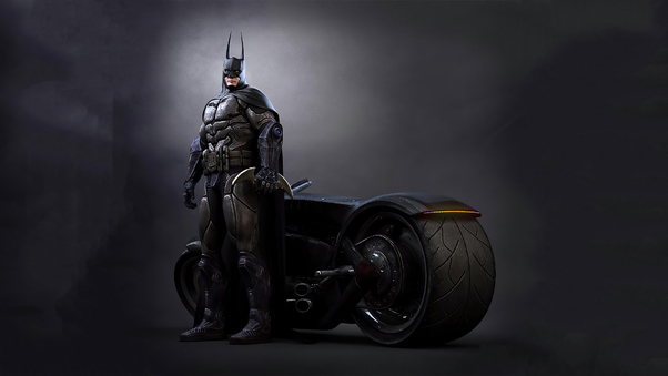 Bat Man New Batbike Wallpaper