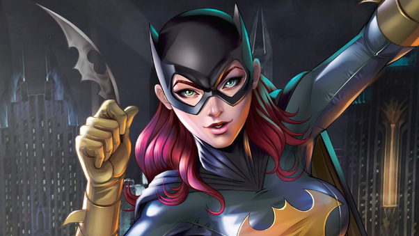 Batgirl Digital Artwork Wallpaper