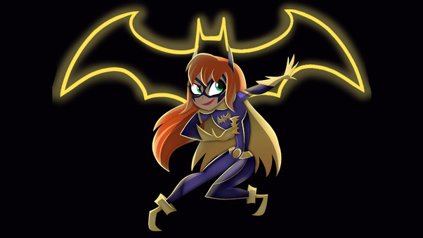 Batgirl Gotham Knights Dark Minimal 4k Wallpaper