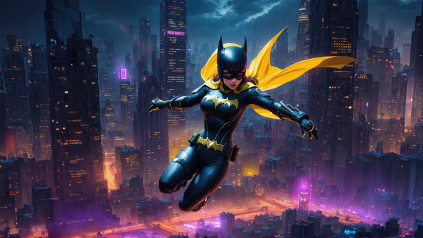 Batgirl Watchful Gaze Wallpaper