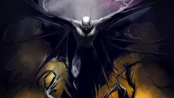 Batman 4k Paint Art Wallpaper