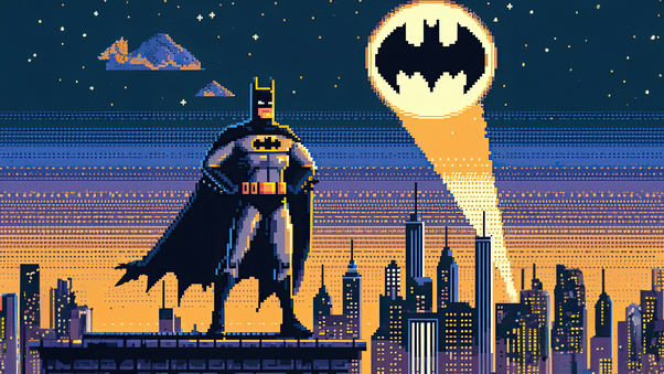 Batman 8 Bit Wallpaper