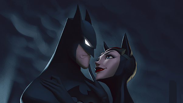 Batman And Cat Woman Wallpaper